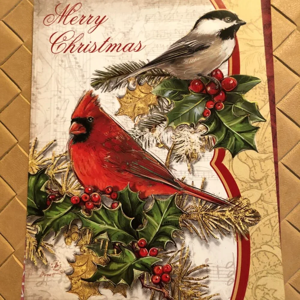 National Wild Life Association Lot of 5 Nature Holiday Cards with Envelopes New
